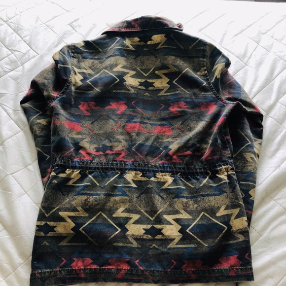 UO Lightweight Printed Utility Jacket - Picture 3 of 7